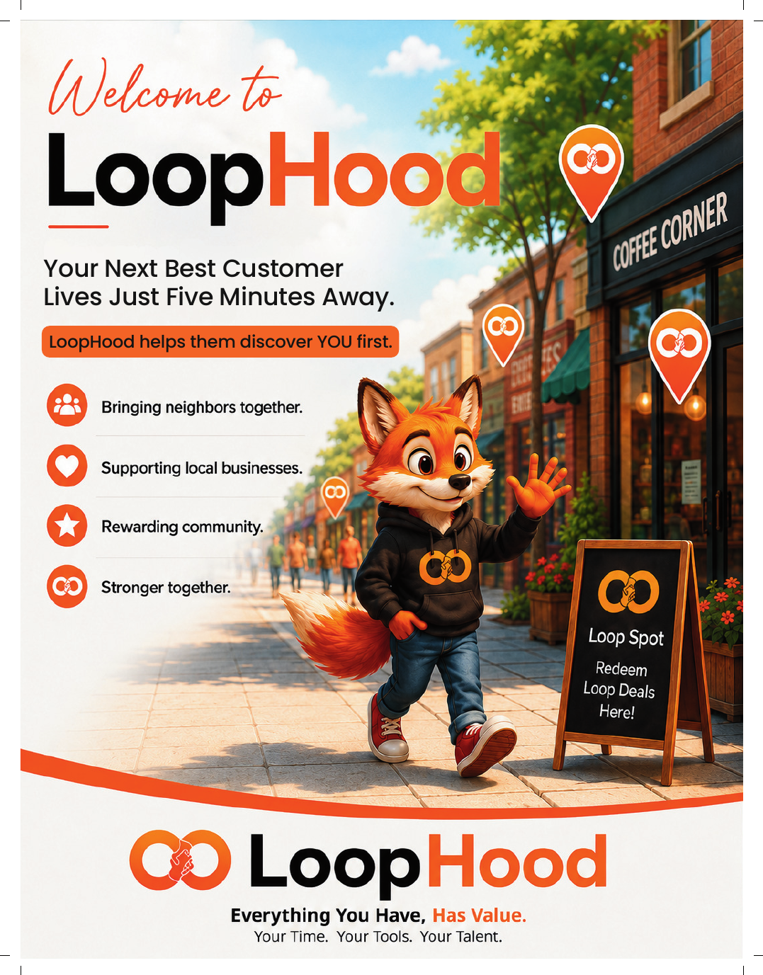 LoopHood partner booklet cover